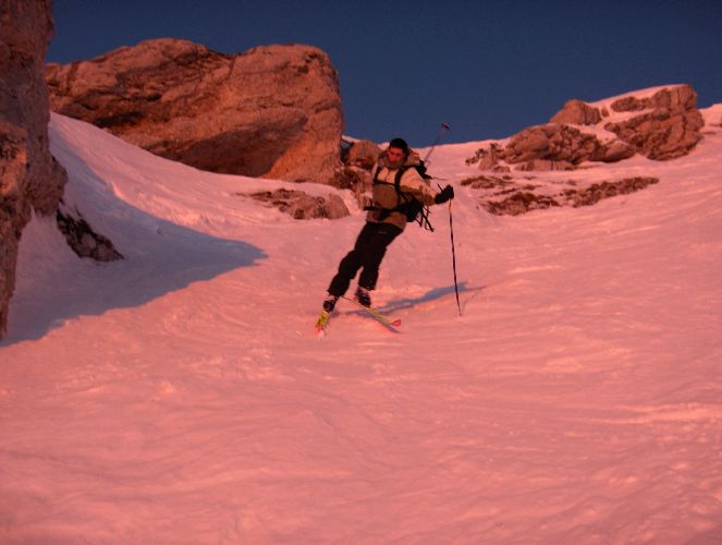 Chamechaude comme on l'aime au soleil couchant!